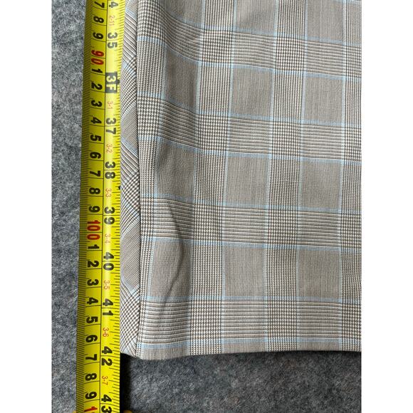 Maje Women’s Straight Leg Dress Pants Trousers Gray Plaid Size EU 42/US XL - Picture 6 of 6